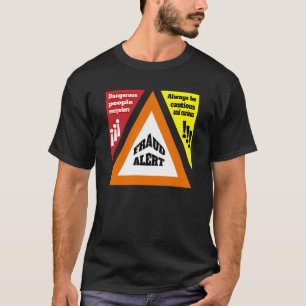 詐欺アラート Tシャツ