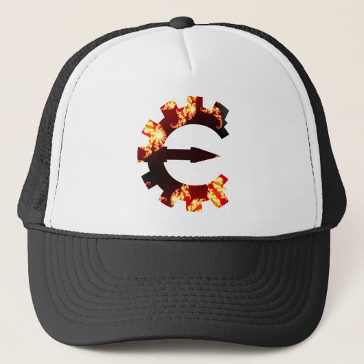 詐欺エンジンのロゴ2 -フラクタル キャップ (正面)