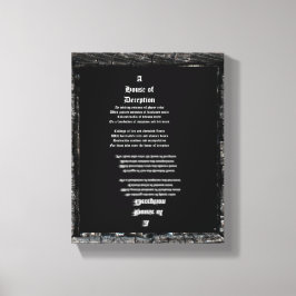 詐欺師の家 キャンバスプリント