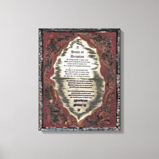 詐欺師の家 キャンバスプリント (正面)