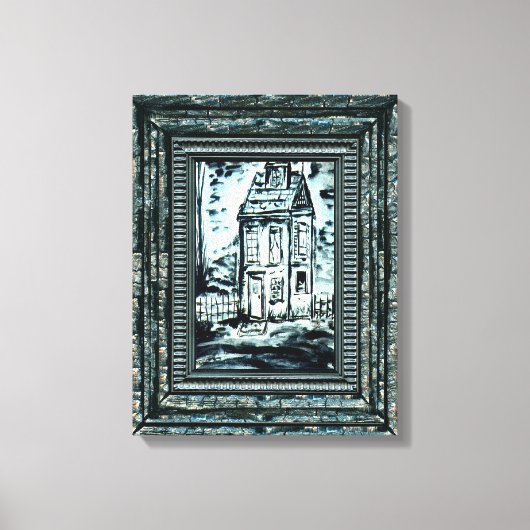 詐欺師の家 キャンバスプリント (正面)