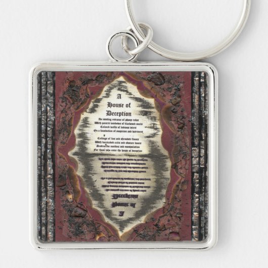 詐欺師の家 キーホルダー (正面)