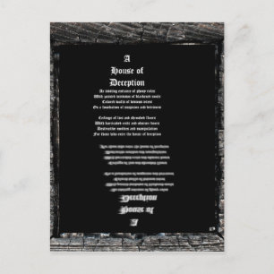 詐欺師の家 ポストカード