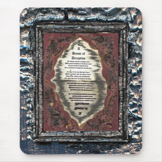 詐欺師の家 マウスパッド (正面)