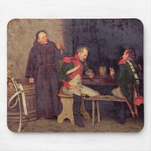 詐欺師(キャンバス) (組の1の油- 19572を見て下さい マウスパッド (正面)