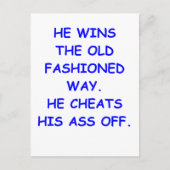 詐欺師 ポストカード (正面)