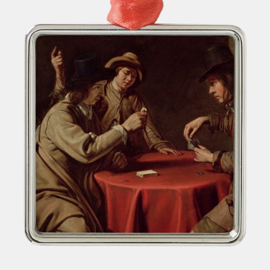 詐欺師 メタルオーナメント (正面)