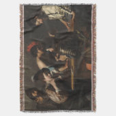 詐欺師、傭兵が使うトランプ スローブランケット (正面縦)