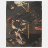 詐欺師、傭兵が使うトランプ フリースブランケット (正面)