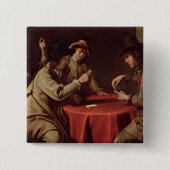 詐欺師 缶バッジ (正面)