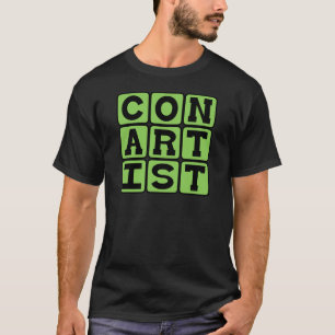 詐欺師、詐欺師 Tシャツ