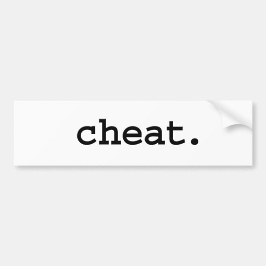 詐欺 バンパーステッカー (正面)