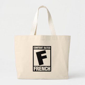 評価されるF: フランス語 ラージトートバッグ
