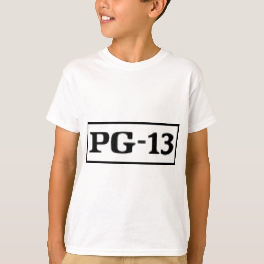 評価されるPG-13の評価システム Tシャツ (正面)