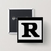 評価されるRの評価システム 缶バッジ (正面&裏面)