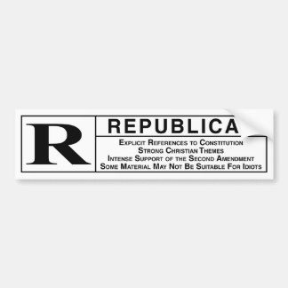 評価されるR バンパーステッカー