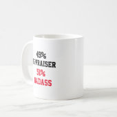 評価担当者のバッジ コーヒーマグカップ (正面左)