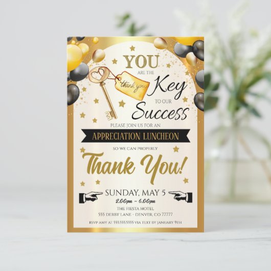 評価招待状 招待状 (スタンド正面)