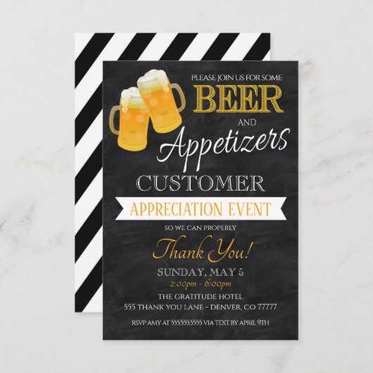 評価招待状 招待状 (正面/裏面)