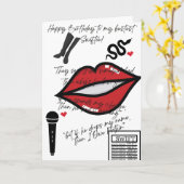 評判誕生日カード カード (黄色い花)