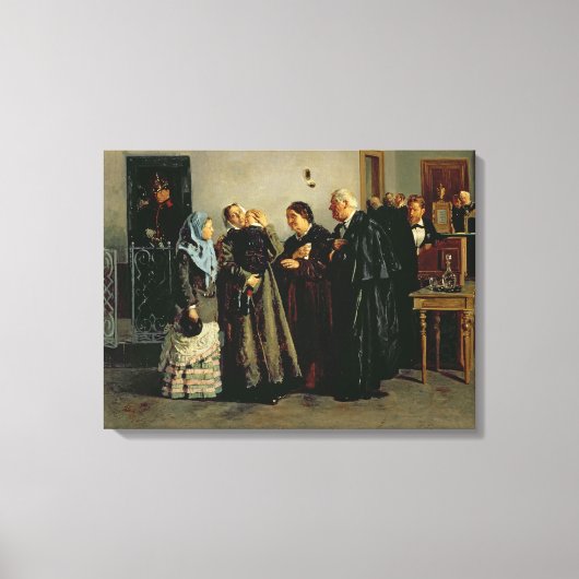 評決『無罪』、1882年 キャンバスプリント (正面)