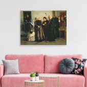 評決『無罪』、1882年 キャンバスプリント (インサイチュ (リビング))