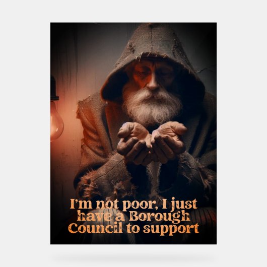 評議会の税理士 アクリルサイン (正面)