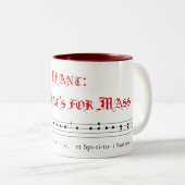 詠唱: それはであるものが固まりのためです ツートーンマグカップ (正面右)