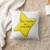 試してみた – 黄色い星 クッション (ブランケット)