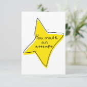 試してみた – 黄色い星 サンキューカード (スタンド正面)