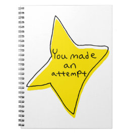 試してみた – 黄色い星 ノートブック