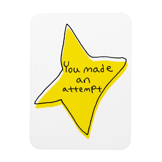 試してみた – 黄色い星 マグネット (縦)