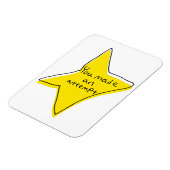 試してみた – 黄色い星 マグネット (左側)