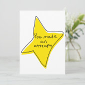 試してみた – 黄色い星 招待状 (スタンド正面)