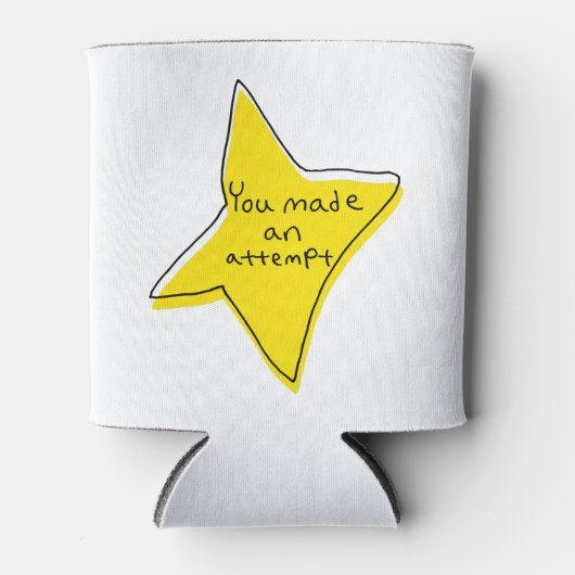 試してみた – 黄色い星 缶クーラー (正面)