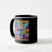 試してみて!このクールな90'sレトロ マグカップ (正面左)
