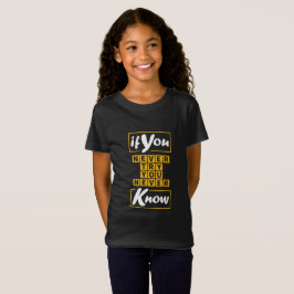 試してみなければわからない Tシャツ