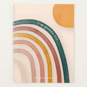 試してみる | レインボーおもしろいモノグラム プランナー手帳 (正面)