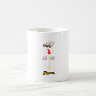試してみる。学.繰り返す。成長やる気を起こさせるサイクルTee コーヒーマグカップ