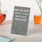 試しやめて保いない勇気付けられる引用文 台座サイン (インサイチュ)