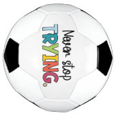 試しストップない サッカーボール (回転)