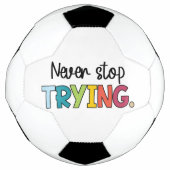 試しストップない サッカーボール (正面)