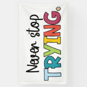 試しストップない 横断幕 (縦)