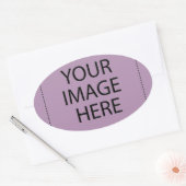 （試す） 楕円形シール (封筒)