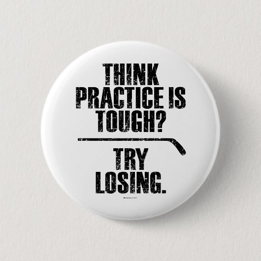 試みの損失(ホッケー) 缶バッジ (正面)