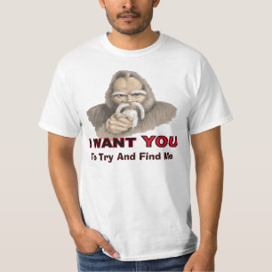 試みは私を見つけ、: Squatchinの行ったTシャツ Tシャツ