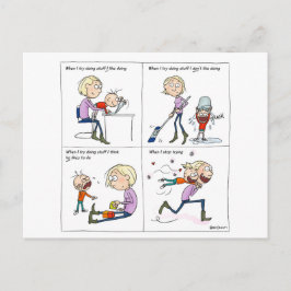 試みることを止めて下さい ポストカード