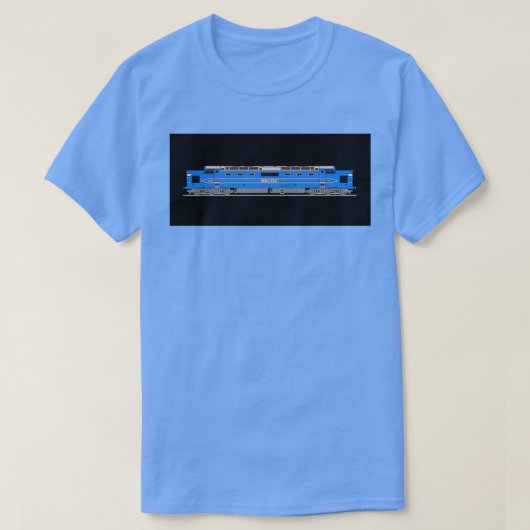 試作遠隔機関車 Tシャツ (デザイン正面)