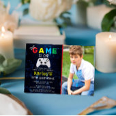 試合が始まった!カスタムフォトビデオゲーム誕生日 招待状