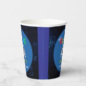 試合が始まった！カスタムフォトビデオゲーム誕生日 紙コップ (右)